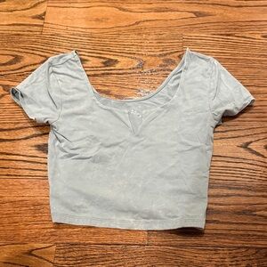 Aeropostale Light Gray Women's Blouse